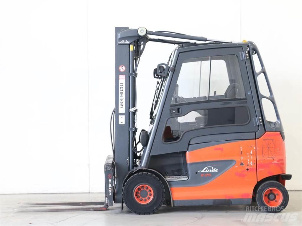 Linde E25/600H/387 El gaffeltrucks