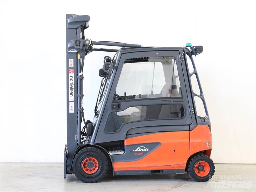 Linde E25L/387 El gaffeltrucks