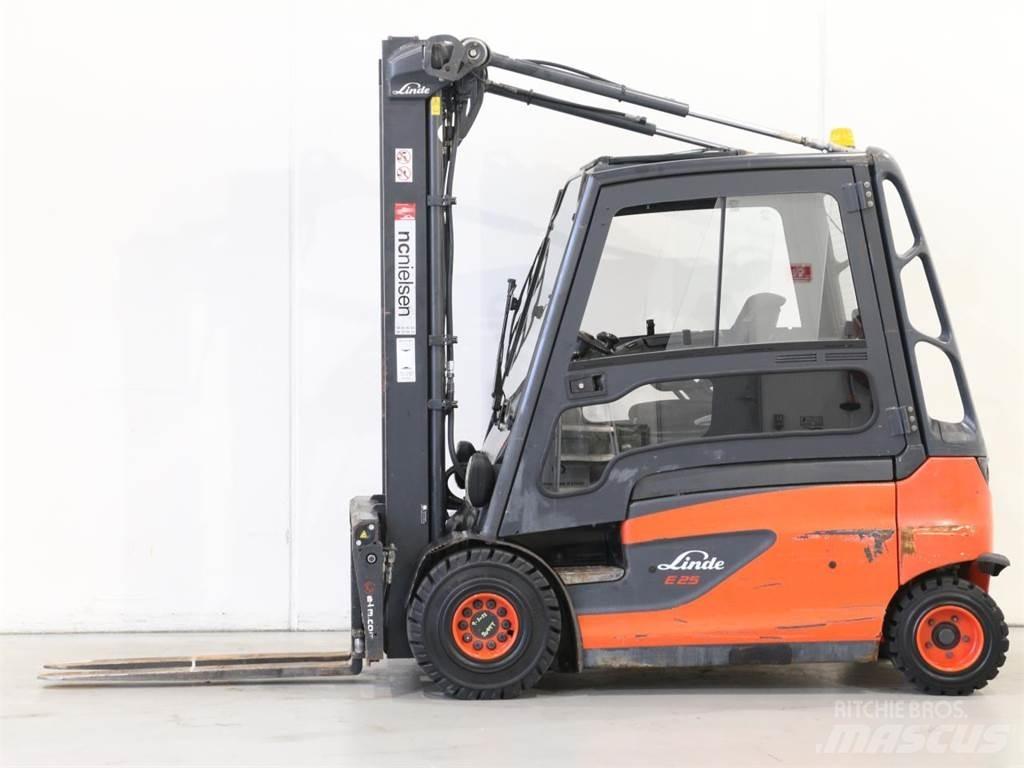 Linde E25L/387 El gaffeltrucks