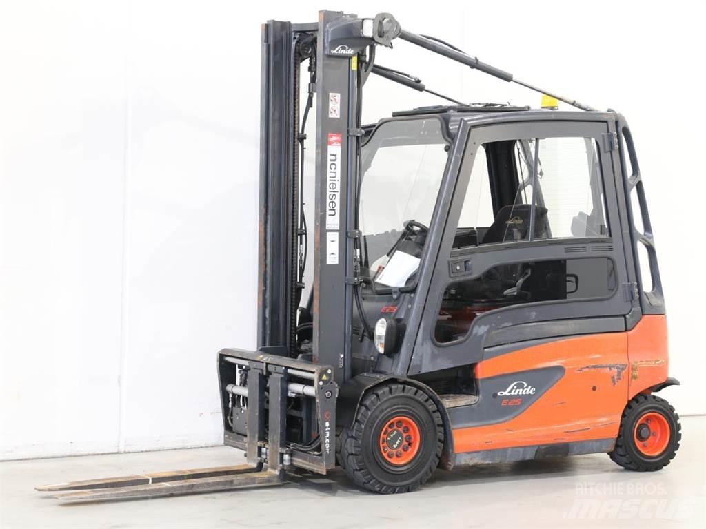 Linde E25L/387 El gaffeltrucks