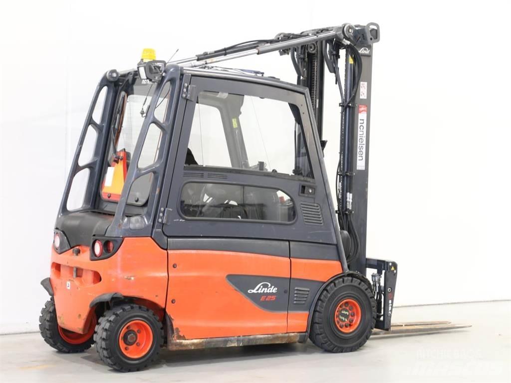 Linde E25L/387 El gaffeltrucks