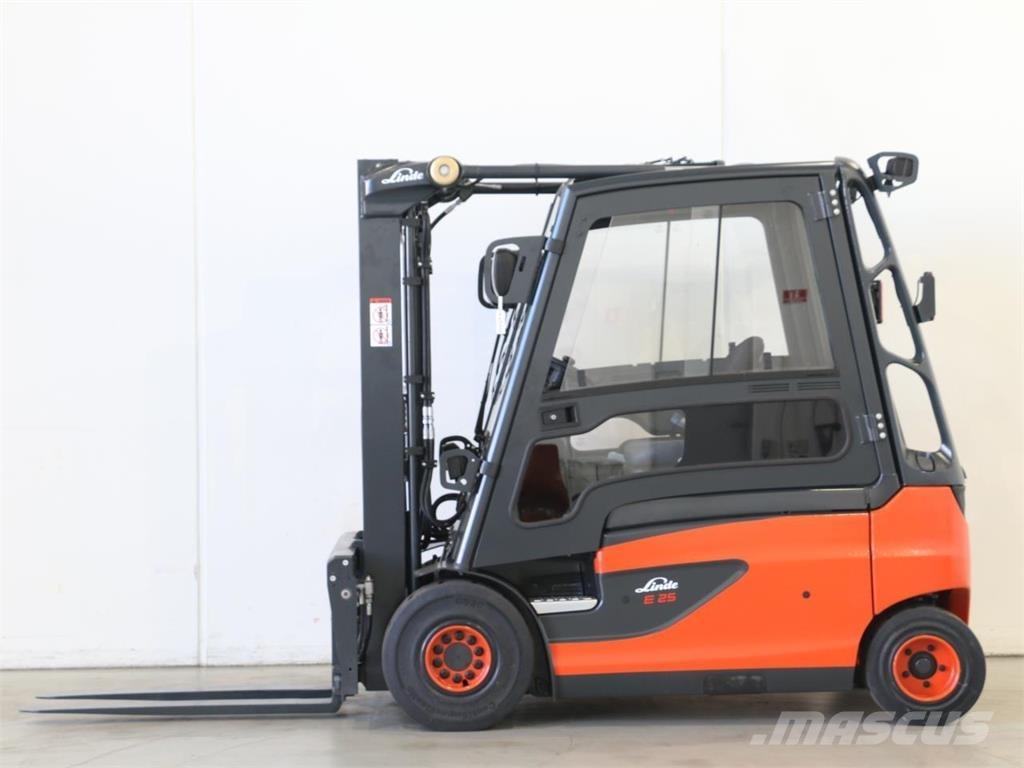 Linde E25L/387 El gaffeltrucks