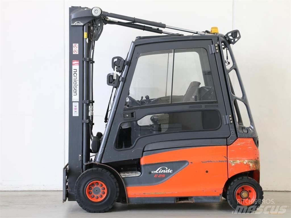 Linde E25L/387 El gaffeltrucks