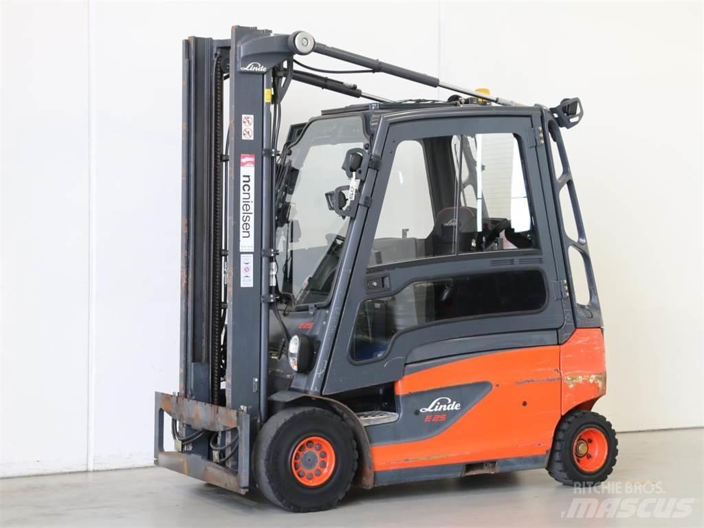 Linde E25L/387 El gaffeltrucks