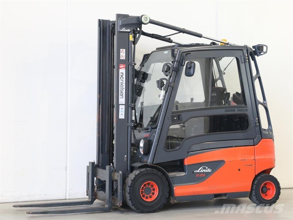 Linde E25L/387 El gaffeltrucks