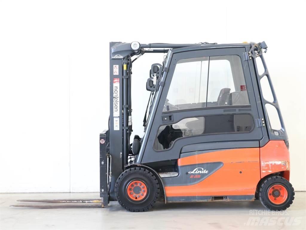 Linde E25L/387 El gaffeltrucks