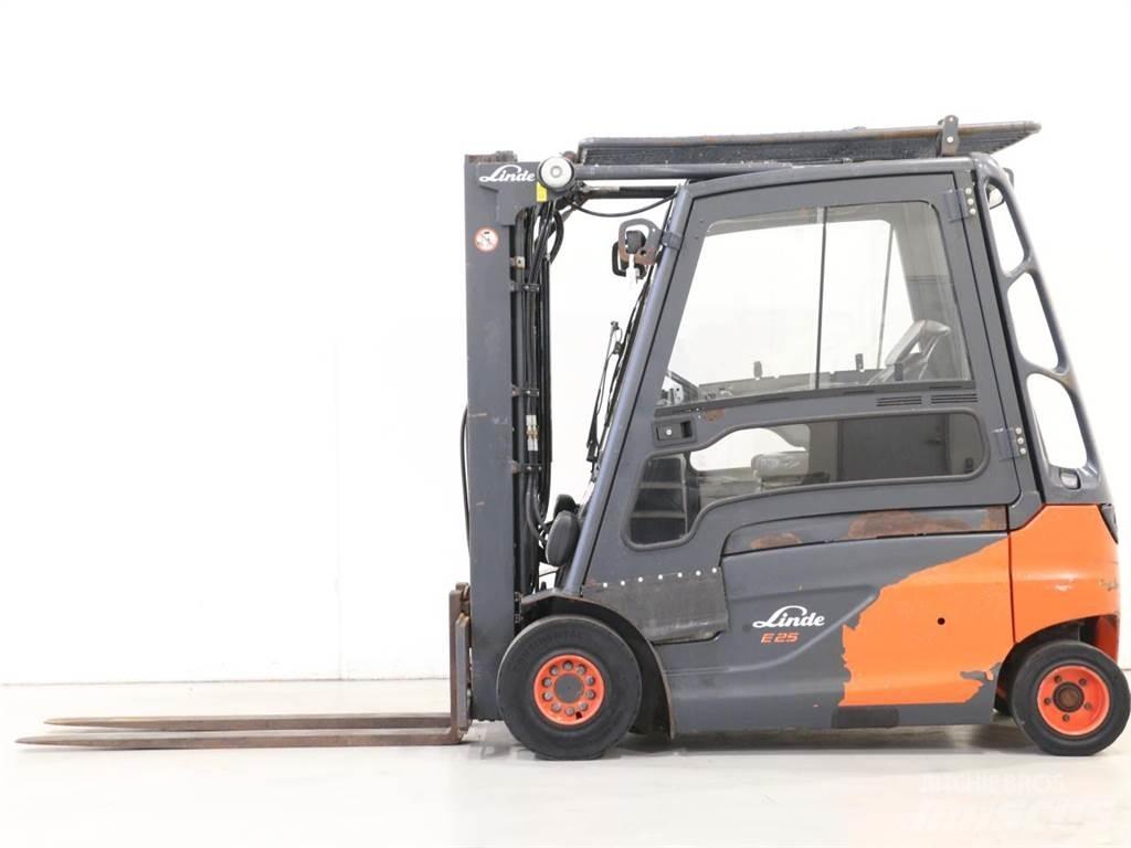 Linde E25L/387 El gaffeltrucks