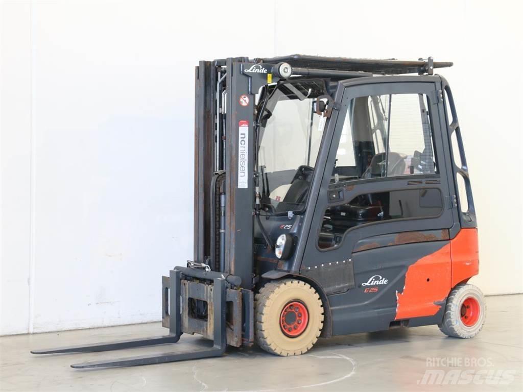 Linde E25L/387 El gaffeltrucks