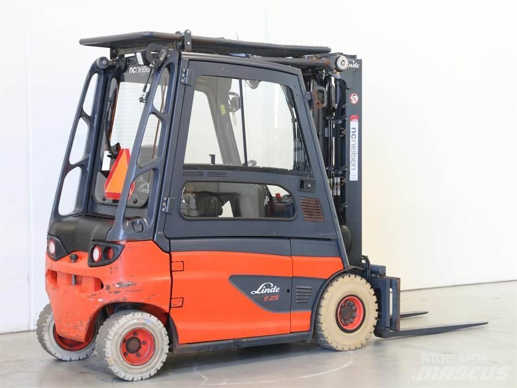 Linde E25L/387 El gaffeltrucks