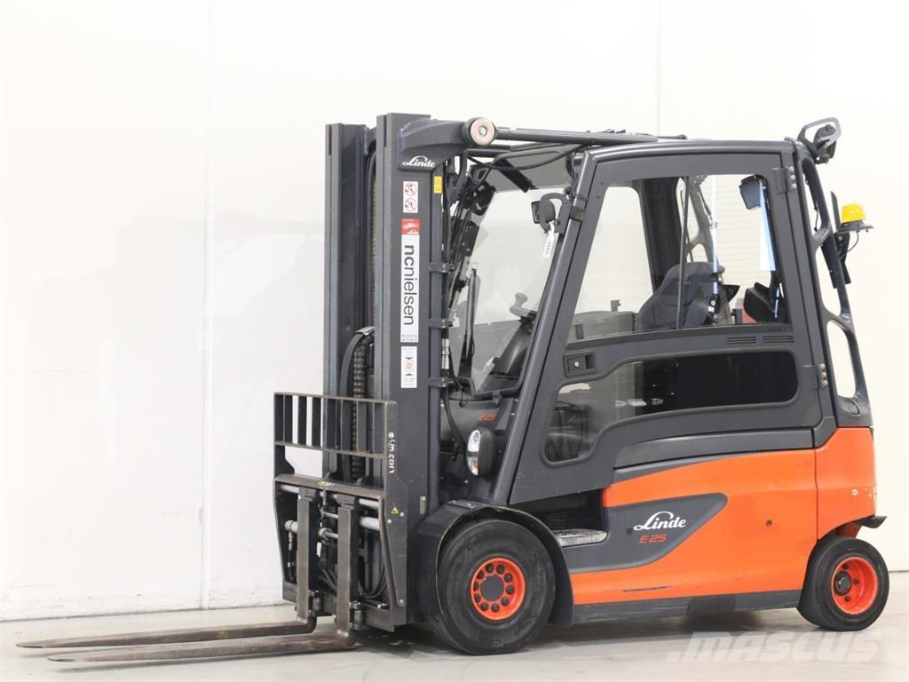 Linde E25L/387 El gaffeltrucks