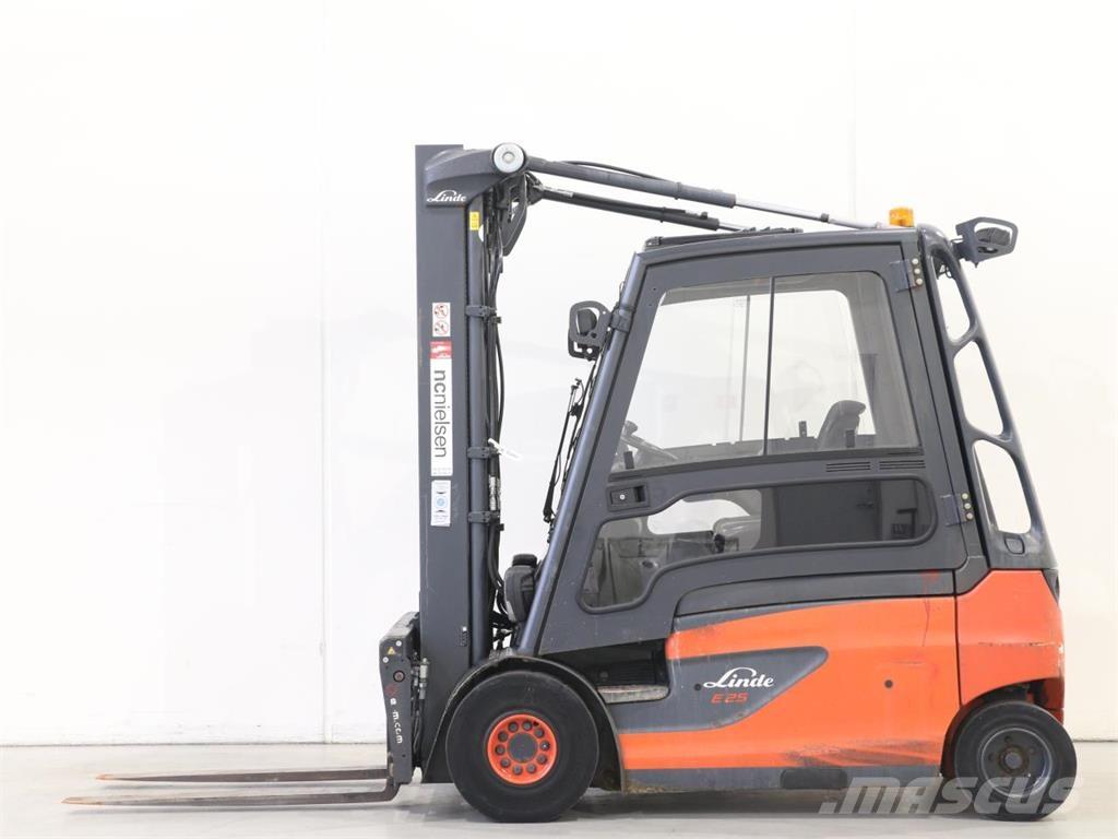 Linde E25L/387 El gaffeltrucks