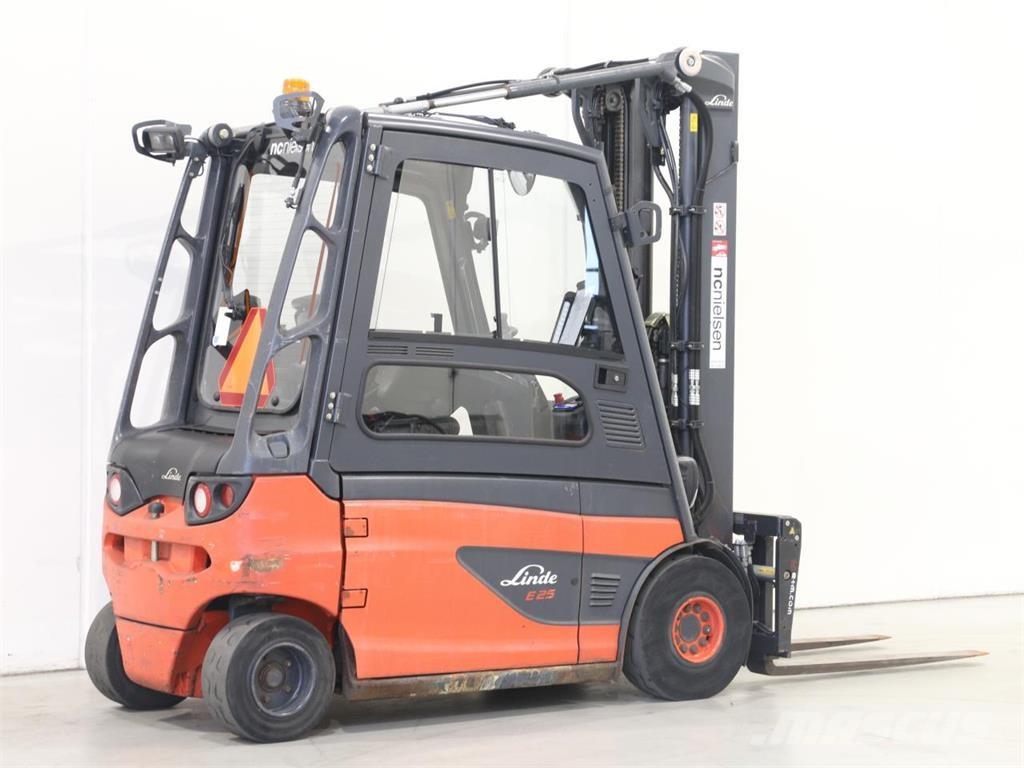 Linde E25L/387 El gaffeltrucks