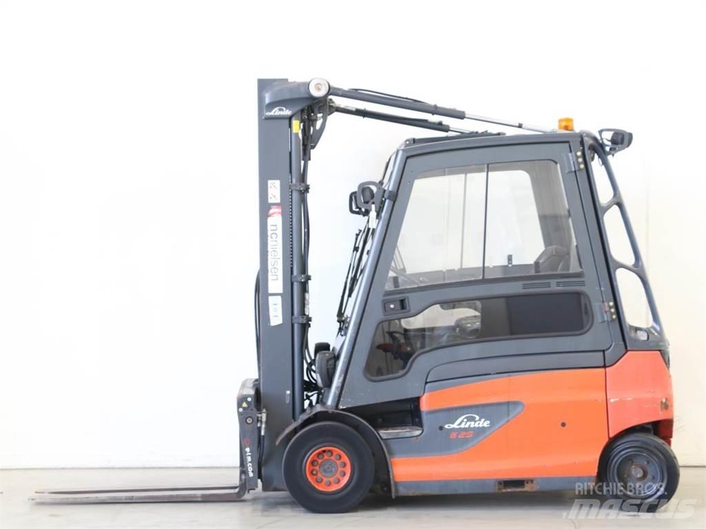 Linde E25L/387 El gaffeltrucks