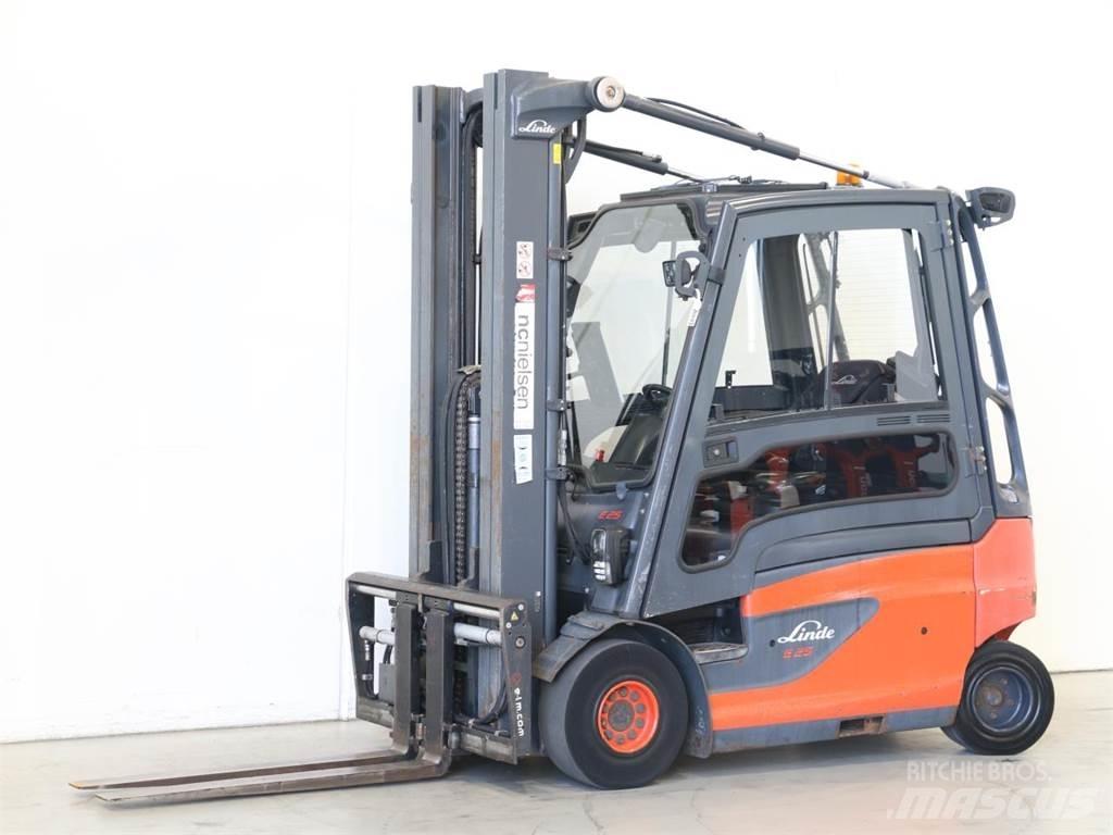 Linde E25L/387 El gaffeltrucks
