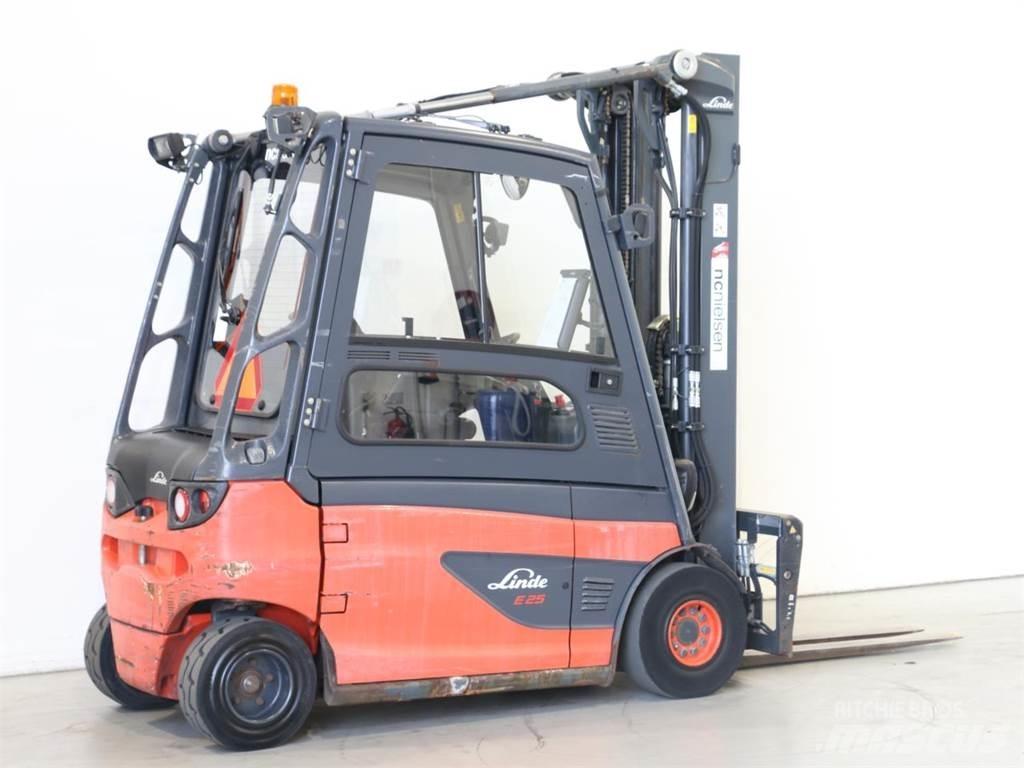 Linde E25L/387 El gaffeltrucks