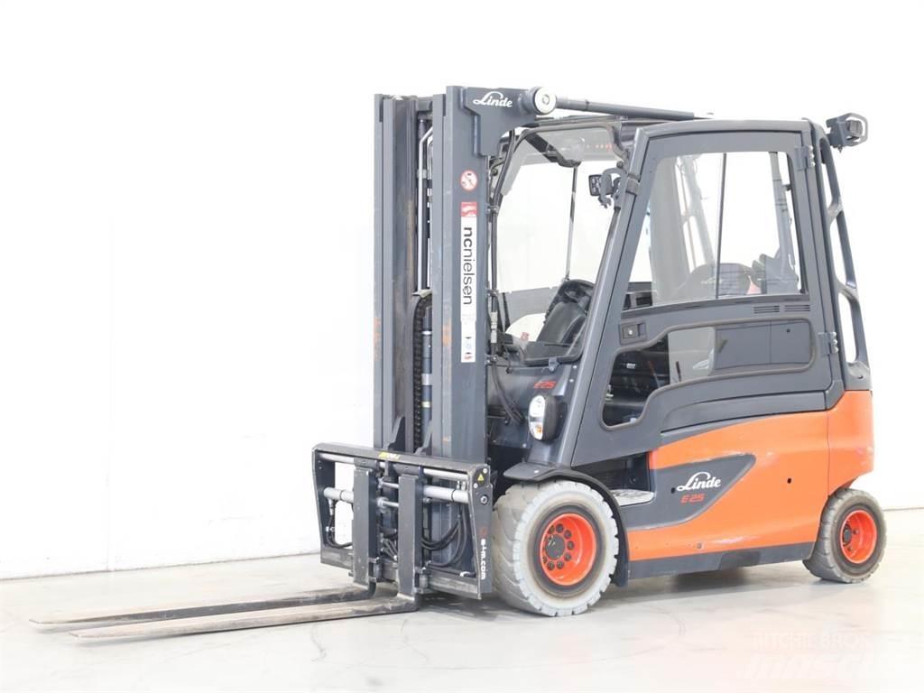Linde E25L/387 El gaffeltrucks
