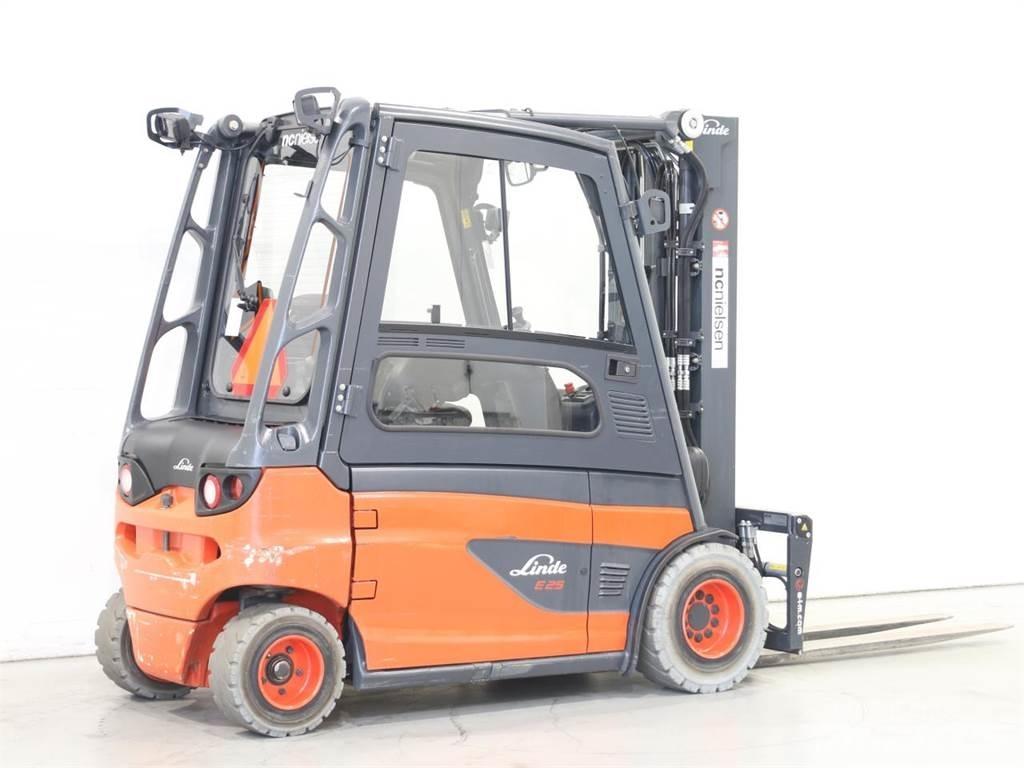 Linde E25L/387 El gaffeltrucks