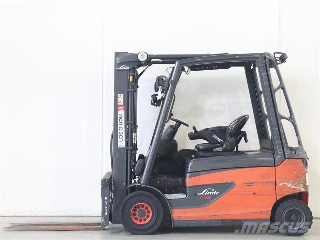 Linde E25L/387 El gaffeltrucks