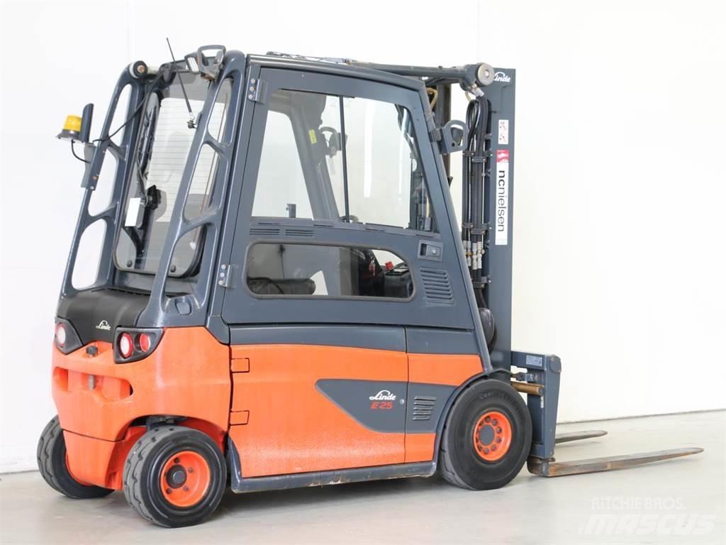 Linde E25L/387-01 El gaffeltrucks
