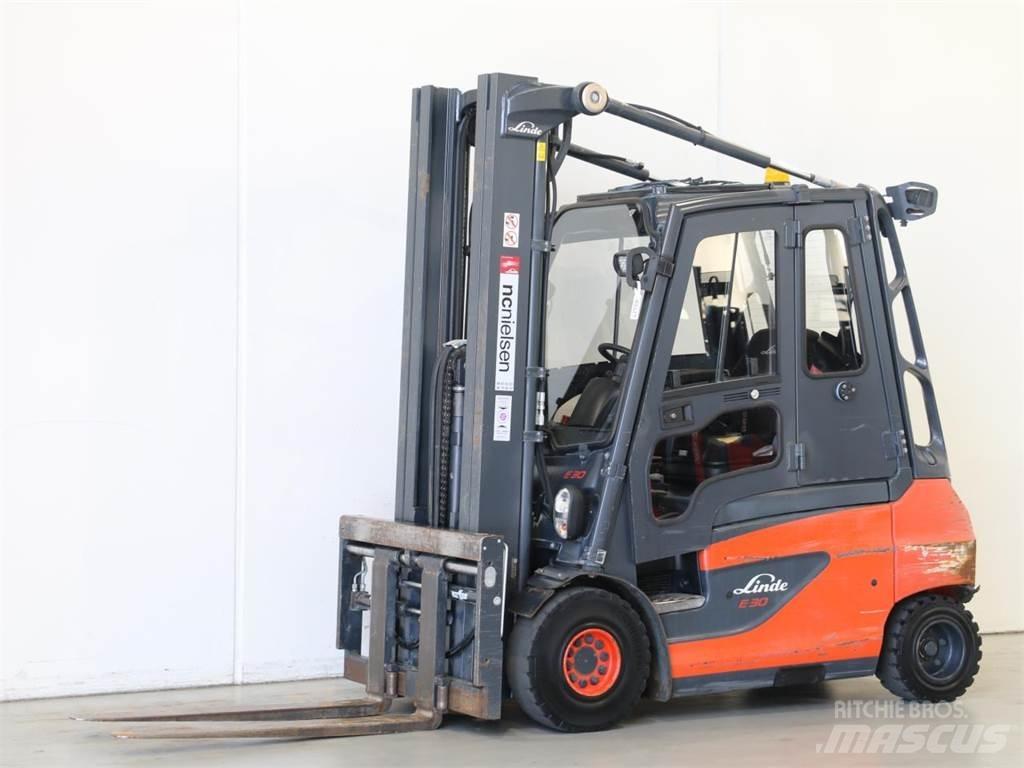 Linde E30/387 El gaffeltrucks