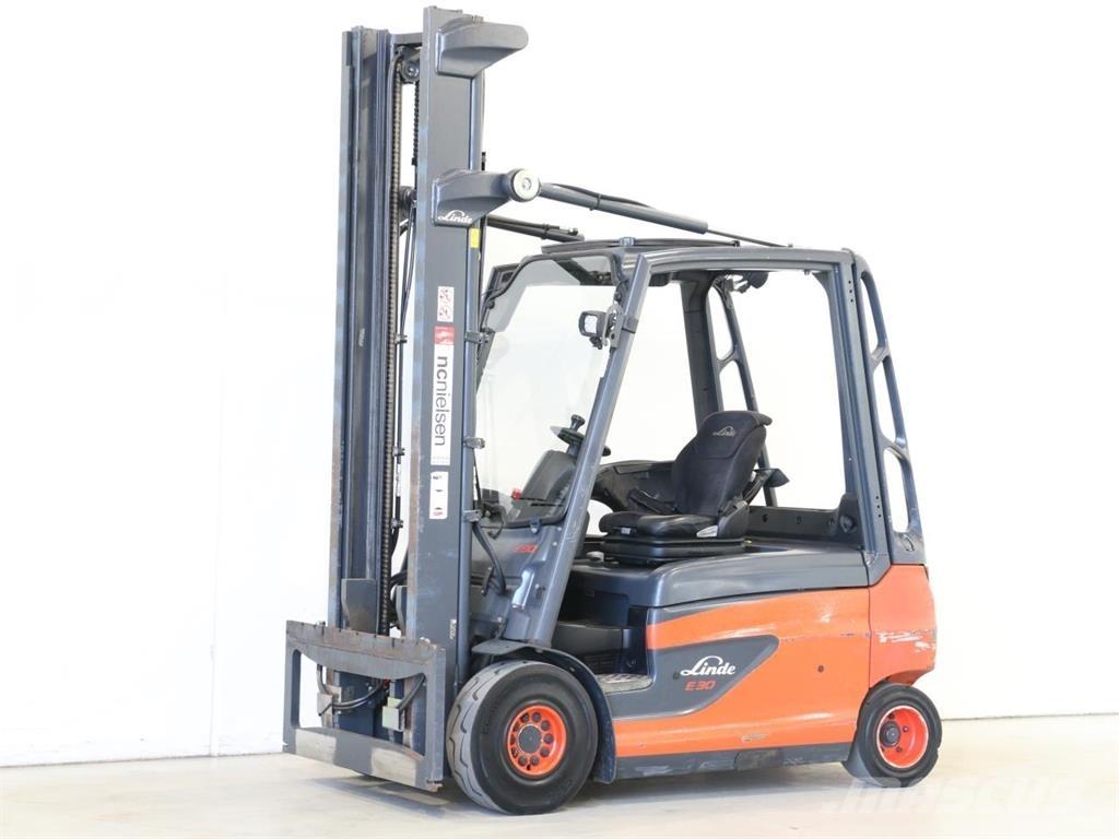 Linde E30L/387 El gaffeltrucks