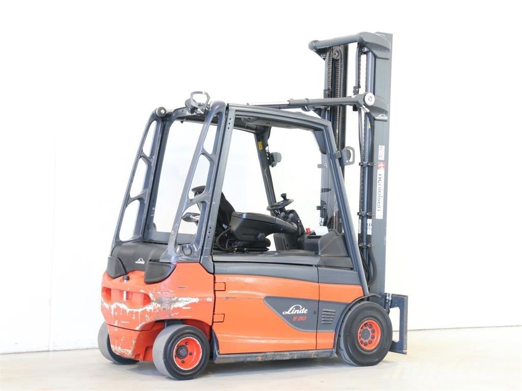 Linde E30L/387 El gaffeltrucks
