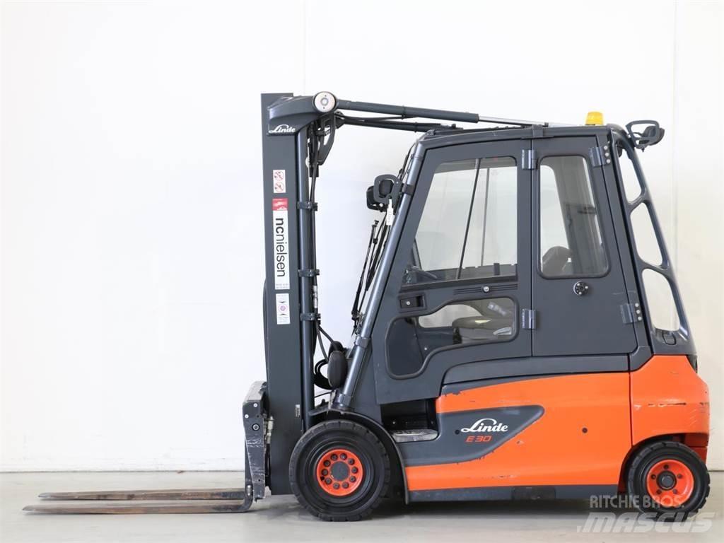 Linde E30L/387 El gaffeltrucks