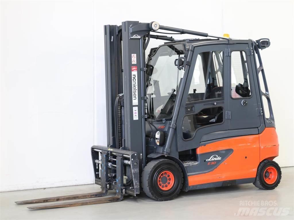 Linde E30L/387 El gaffeltrucks