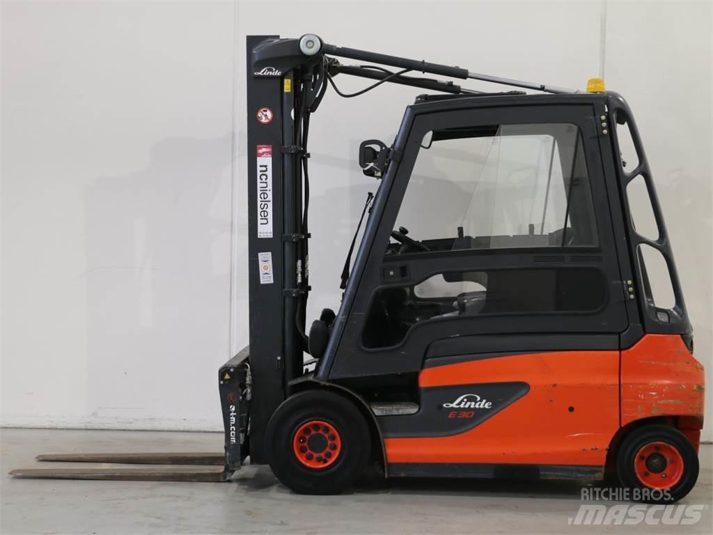 Linde E30L/387 El gaffeltrucks