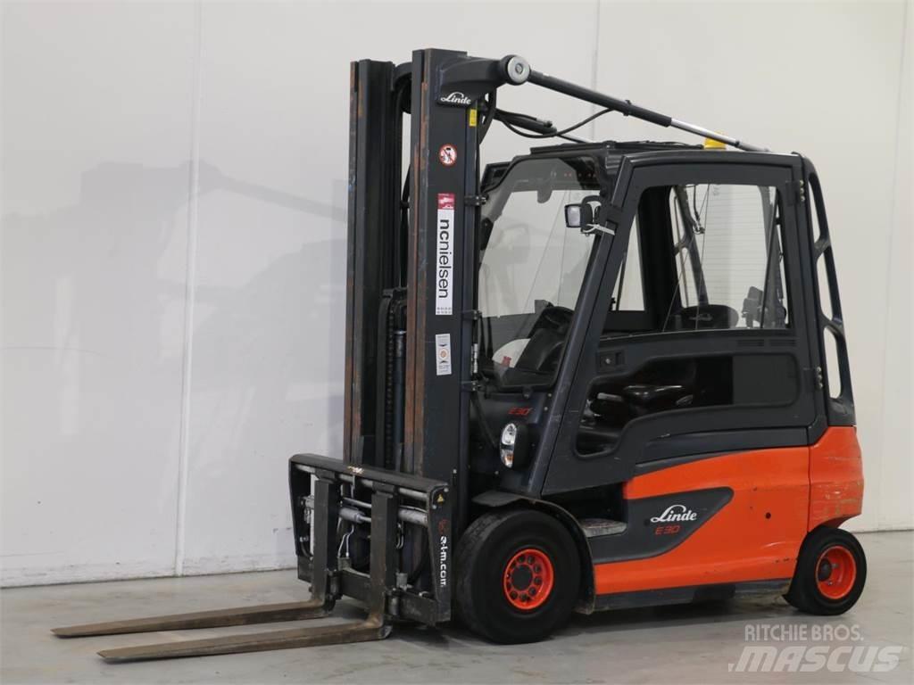 Linde E30L/387 El gaffeltrucks