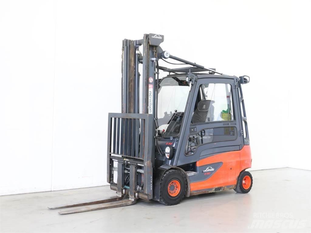 Linde E30L/387 El gaffeltrucks