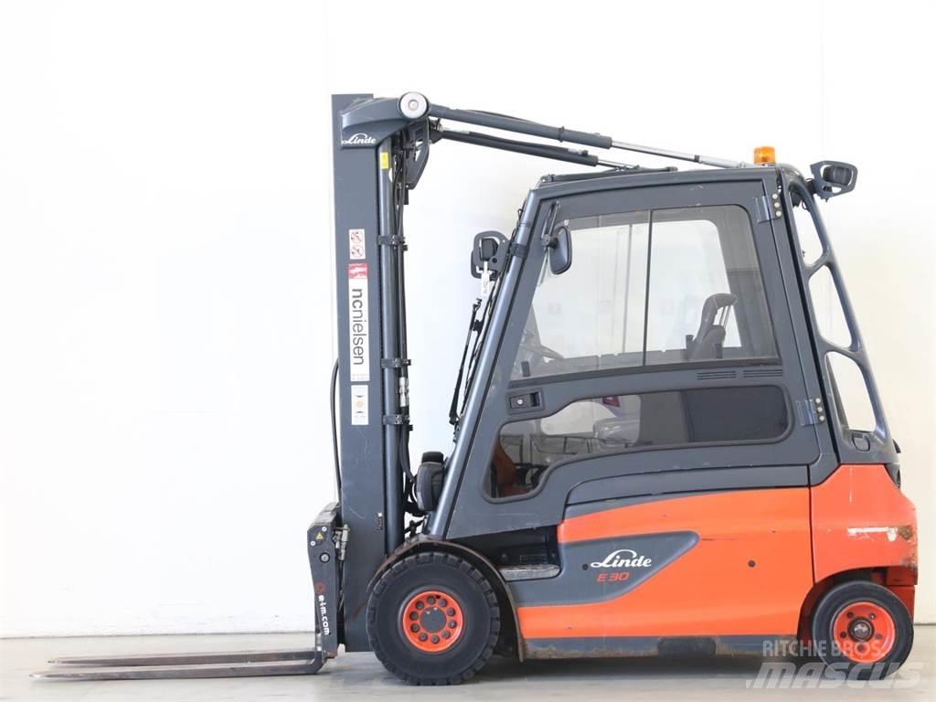Linde E30L/387 El gaffeltrucks