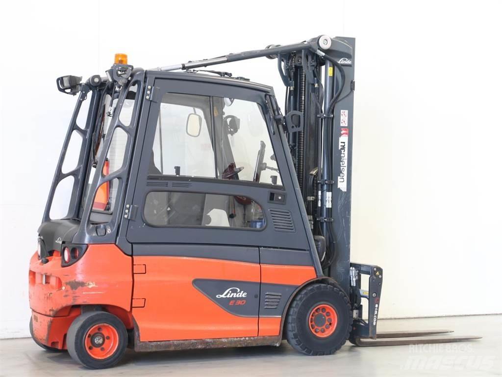 Linde E30L/387 El gaffeltrucks