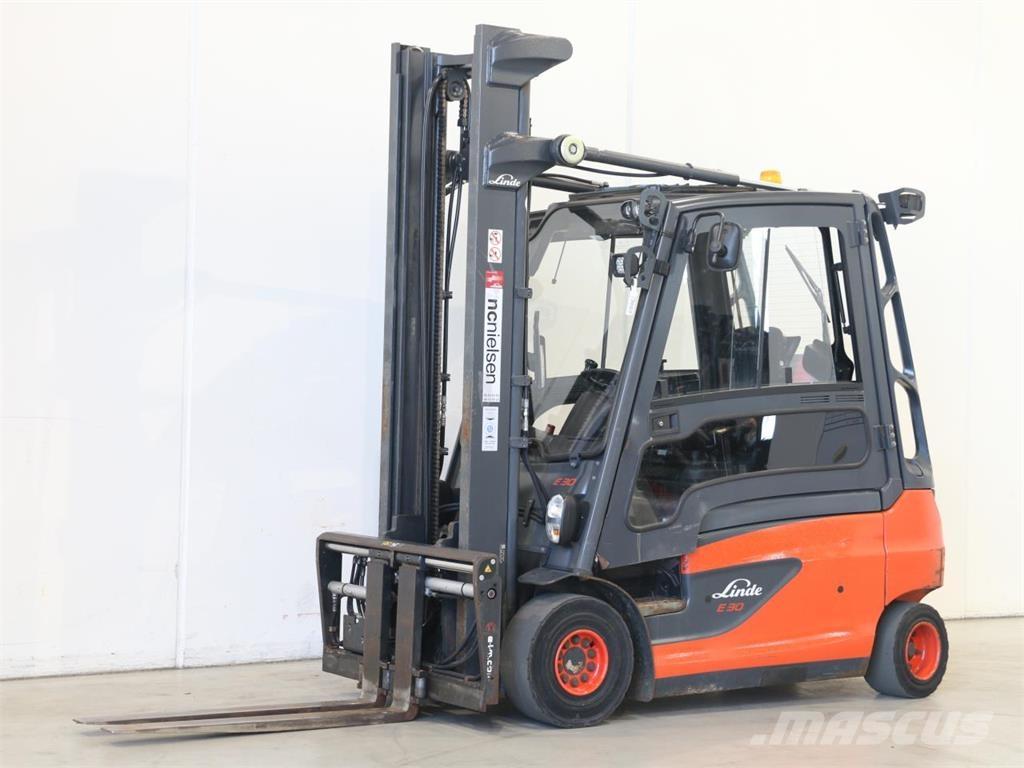 Linde E30L/387 El gaffeltrucks