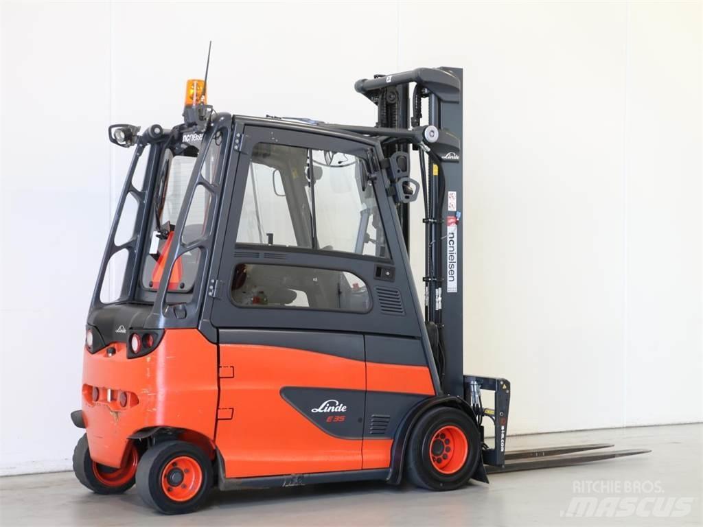 Linde E35HL/387 El gaffeltrucks