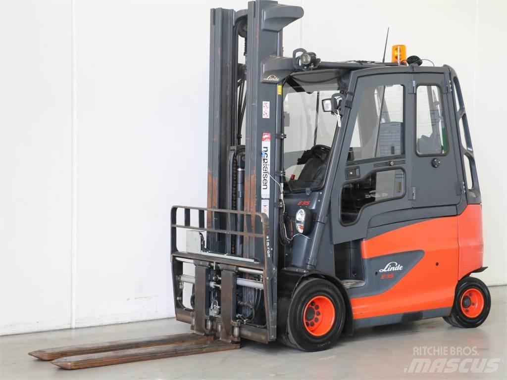 Linde E35HL/387 El gaffeltrucks