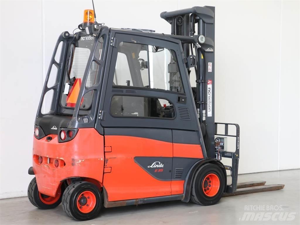 Linde E35HL/387 El gaffeltrucks