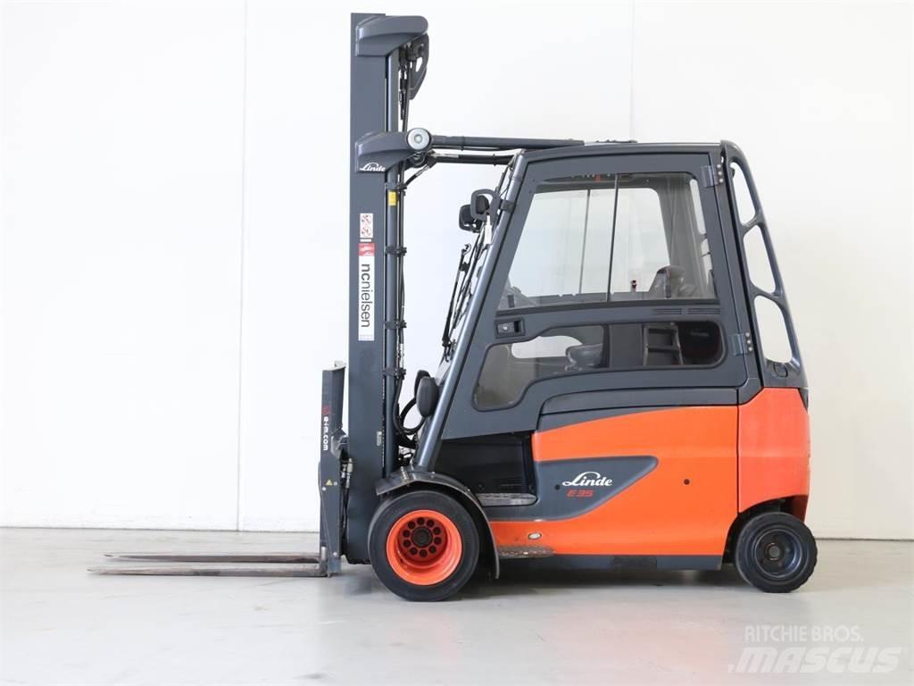 Linde E35HL/387 El gaffeltrucks