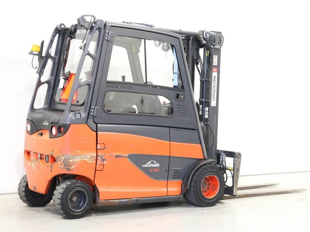 Linde E35HL/387 El gaffeltrucks