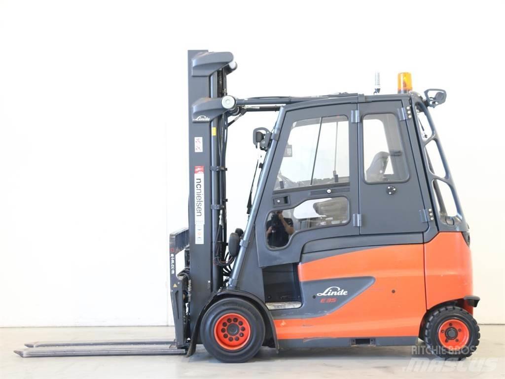 Linde E35HL/387 El gaffeltrucks
