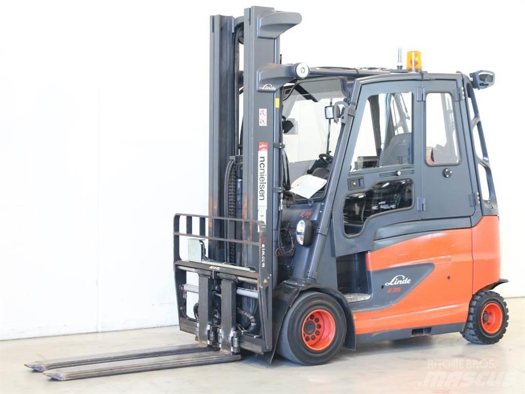 Linde E35HL/387 El gaffeltrucks