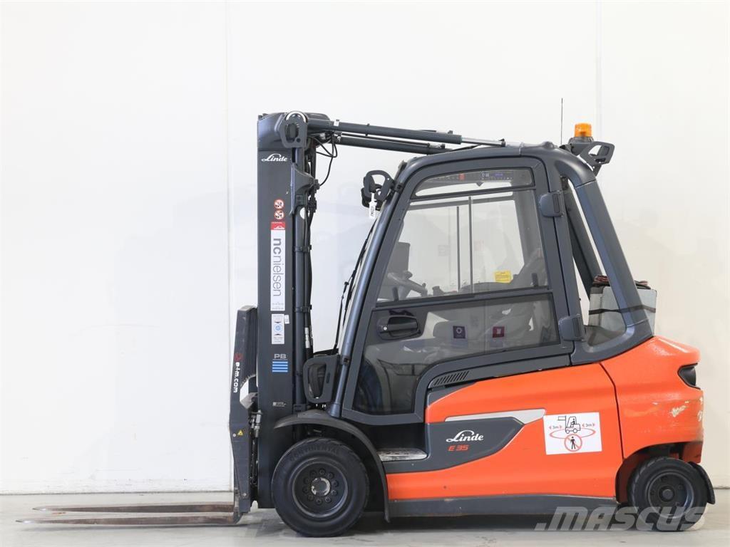 Linde E35L/1252-01 El gaffeltrucks