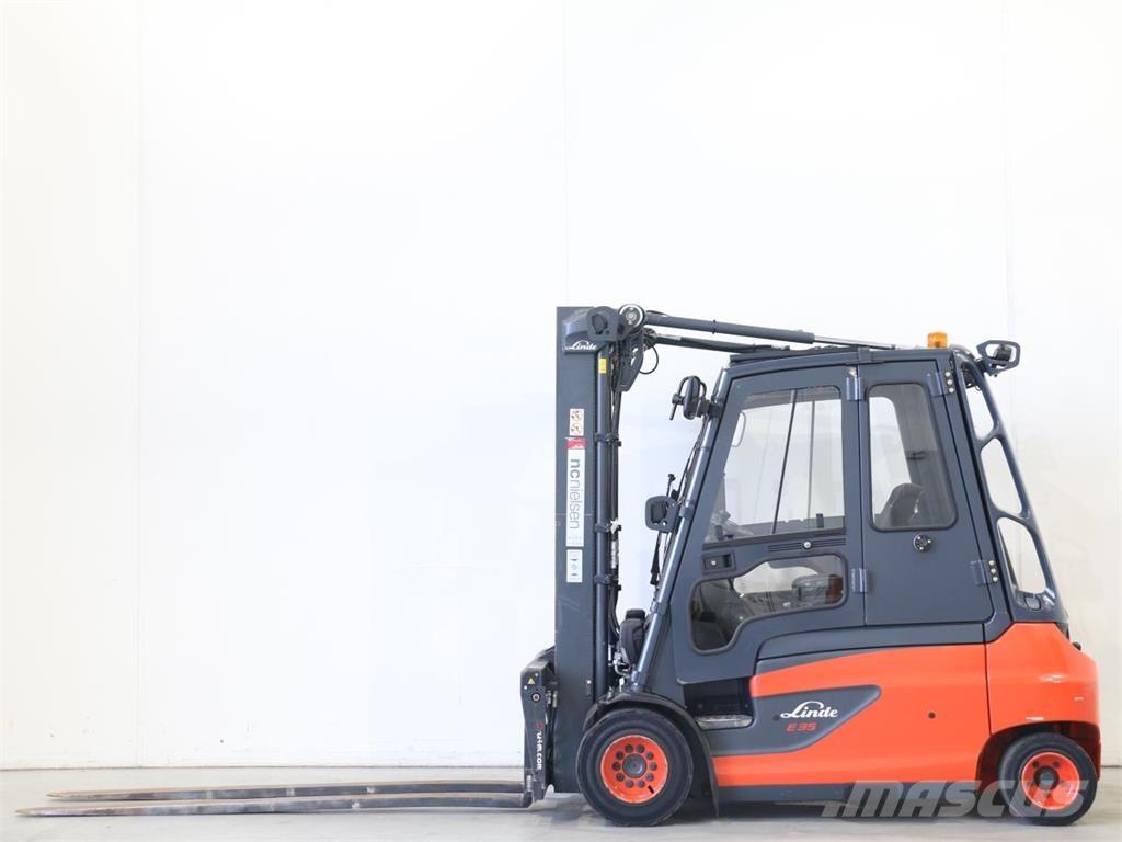 Linde E35L/387 El gaffeltrucks