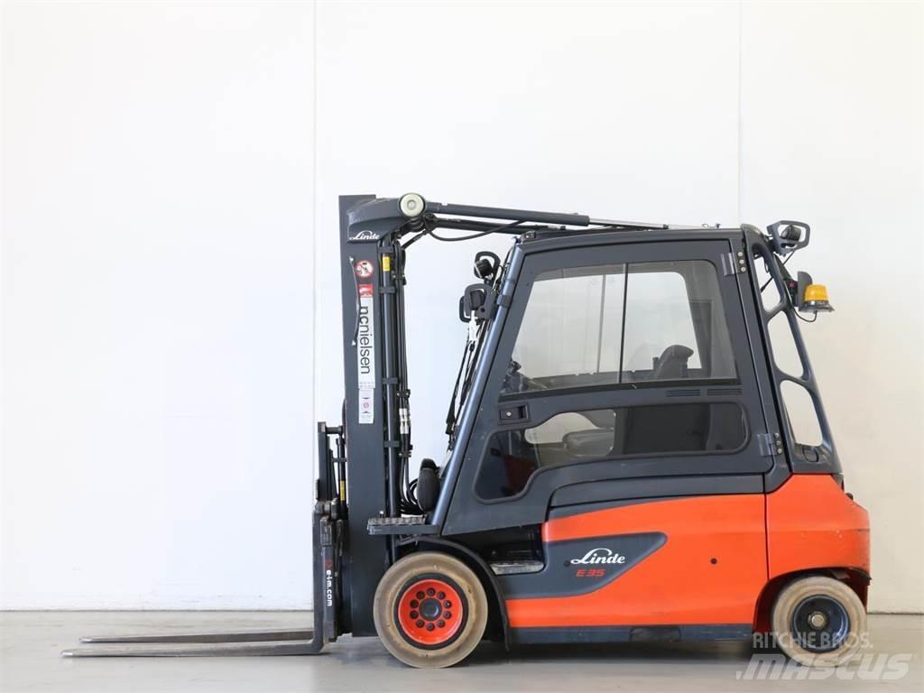 Linde E35L/387 El gaffeltrucks