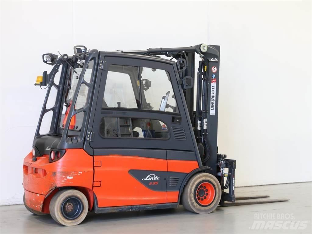 Linde E35L/387 El gaffeltrucks