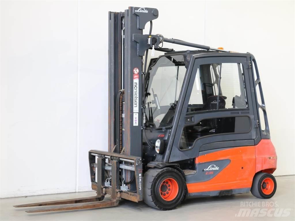 Linde E35L/387 El gaffeltrucks