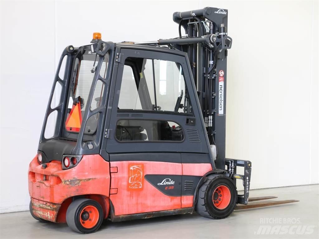 Linde E35L/387 El gaffeltrucks
