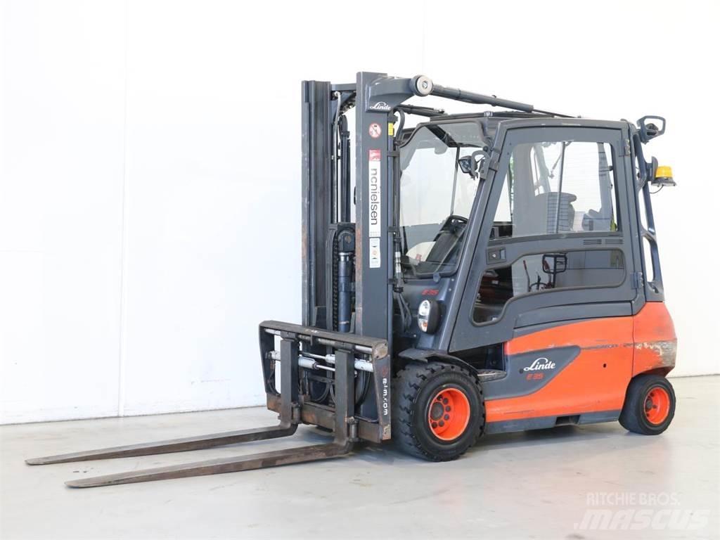 Linde E35L/387 El gaffeltrucks