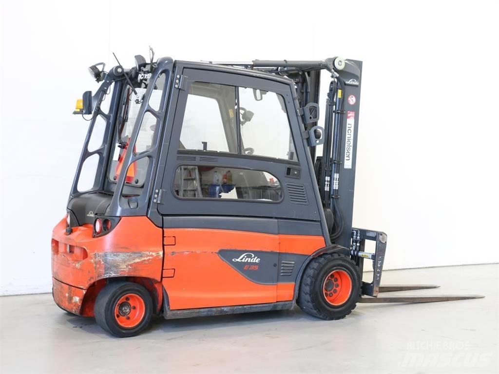 Linde E35L/387 El gaffeltrucks