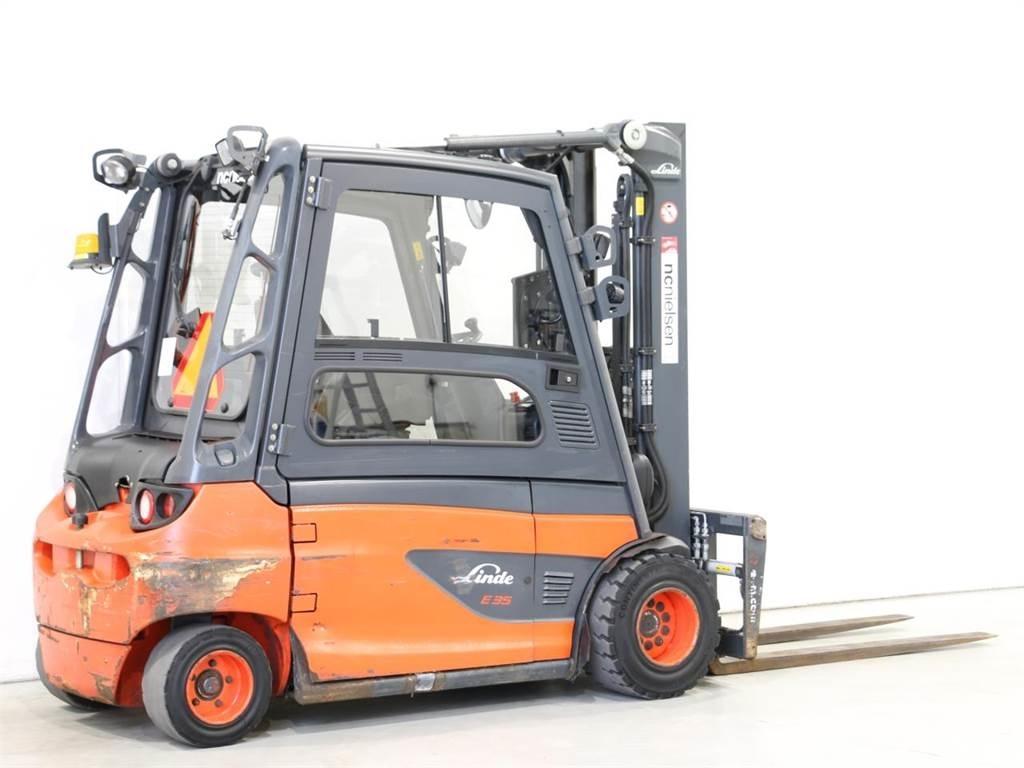Linde E35L/387 El gaffeltrucks